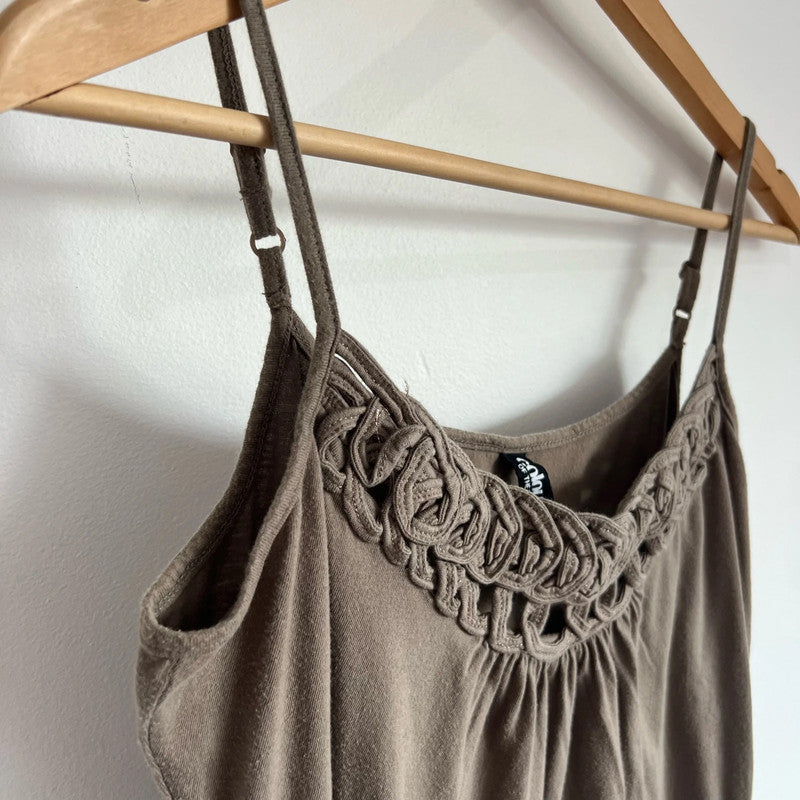 Lovely retro cami with detailed neckline